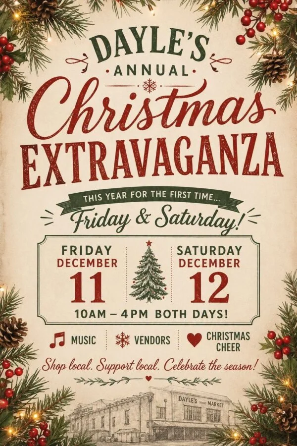 Dayle’s Grand Market Christmas Extravaganza 2026