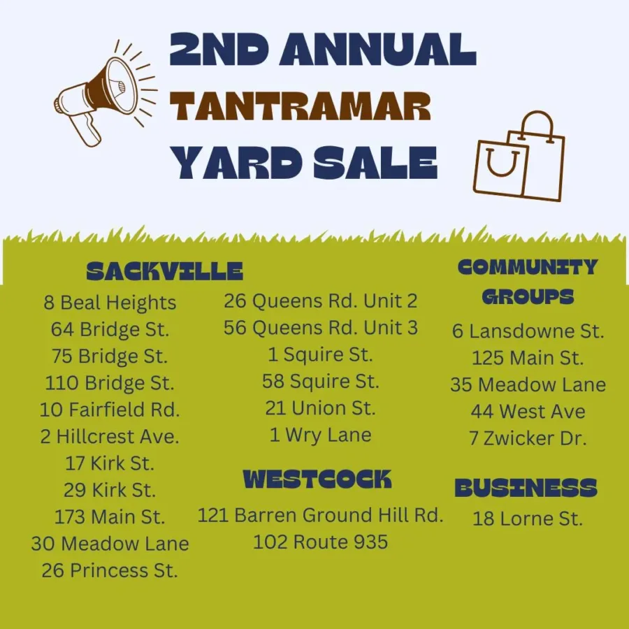 2nd Annual Tantramar Yard Sale