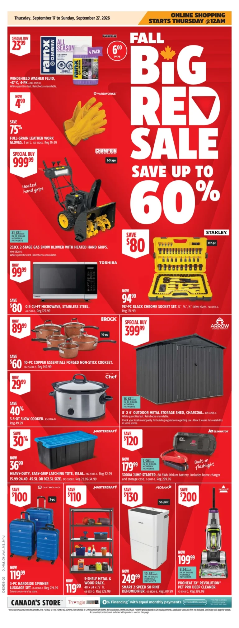 Flyers 4 canadian tire shediac flyer cover